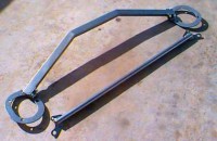 Starion - Conquest Front and Rear Strut Tower Braces Starion - Conquest Front and Rear Strut Tower Braces