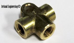 Brake line T-fitting (Bubble-flare)