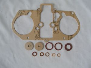 GASKET KIT, Italian w/leather seals, 48-IDA