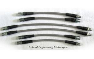 Stainless Steel Braided Brake Hoses - E30