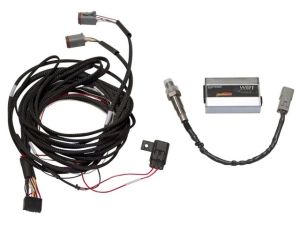 Haltech WBC1 - Single Channel CAN O2 Wideband Controller KitBox A with 2.5m/8ft flying lead harness, Black 600mm CAN cable, one sensor and weld-on bung