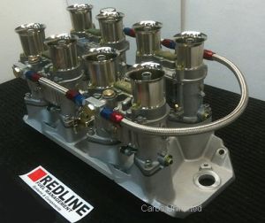 BBC Quad IDA Kit. Oval or Rectangular Port With SS Lines.