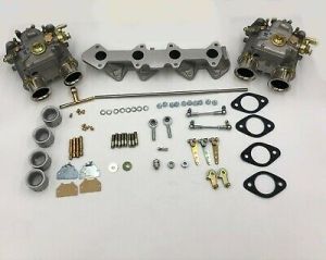 Toyota 2TC, 2x40-DCOE, down-rod linkage