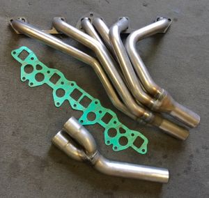 Datsun header Z "L" series 240Z-280ZX with head pipe   1.5" Diameter. 